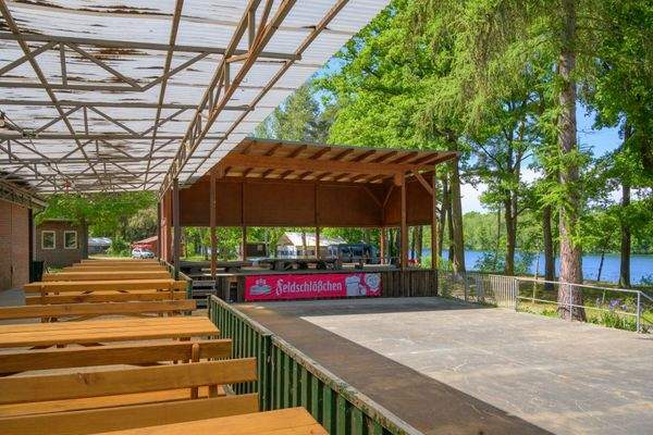 Natur Campingplatz - Terrasse