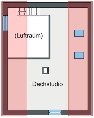 Planskizze Dachgeschoss