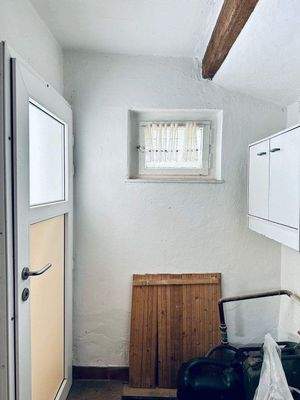 Der Ausgang zum Garten