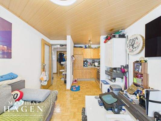 Wohnbereich und Küche