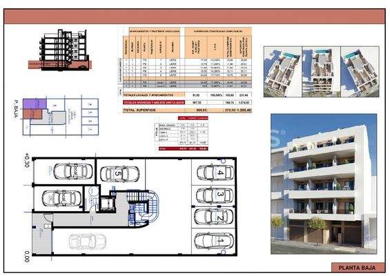 Flats in a Complex with Rooftop Pool in Torrevieja Center