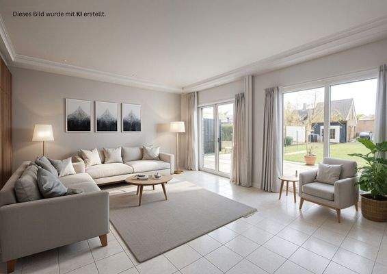 Einrichtungsbeispiel Wohnzimmer KI