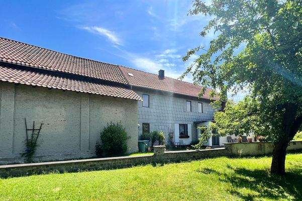 Rückansicht des Hauses