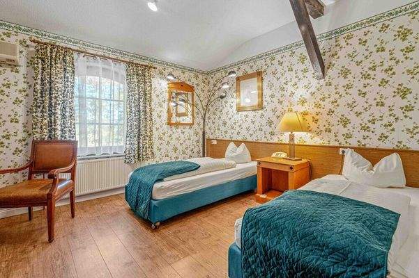 Doppelzimmer mit Einzelbetten