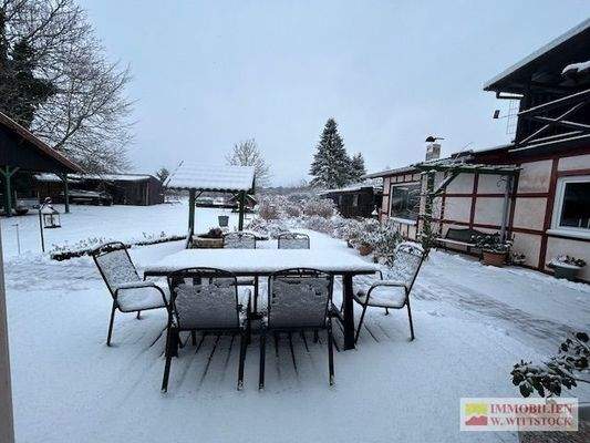 Blick aus der Küche