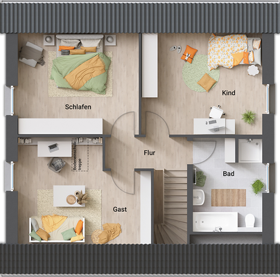 Grundriss Dachgeschoss