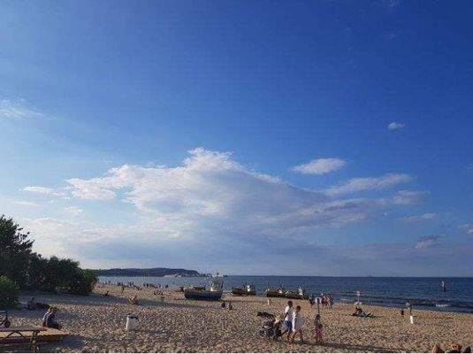 DER STRAND AN DER OSTSEE