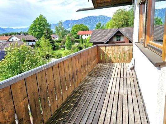 Blick über den Balkon