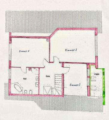 OG 3 Zimmer+Tageslichtbad