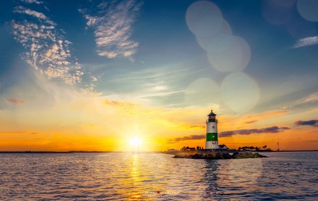 Schleimünde bei Sonnenuntergang