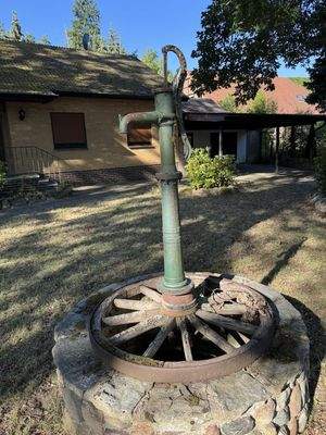 Gartendeko im Vorgarten