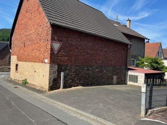 Scheune - Garage Rückseite