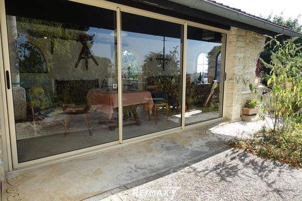 Veranda mit Verglasung