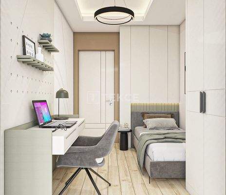 Flats in a Complex with Pool in Güzeloba, Antalya