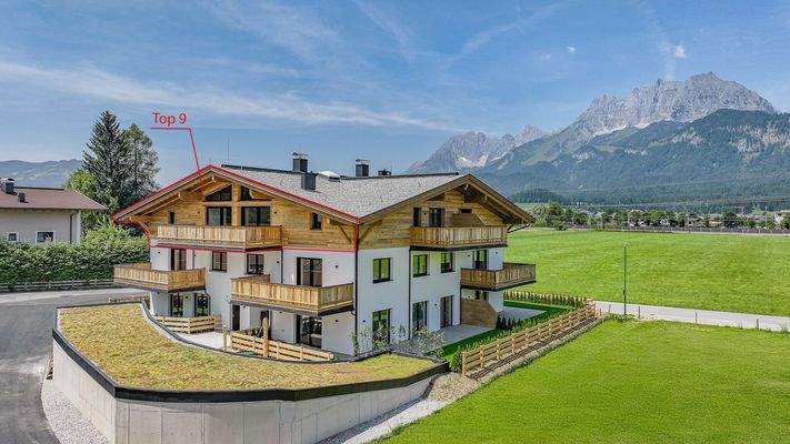 KITZIMMO-Exklusives Luxuspenthouse mit Kaiserblick kaufen - Immobilien St. Johann.