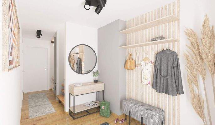 Heller und freundlicher Eingangsbereich