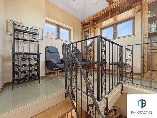 Galeriezimmer im Staffelgeschoss