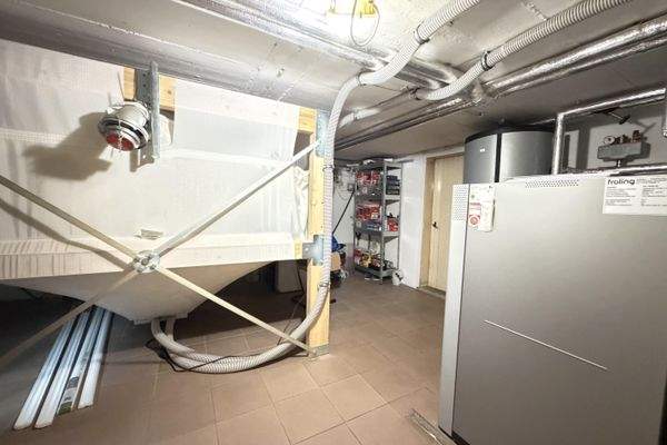 Pellet-Heizung im Keller