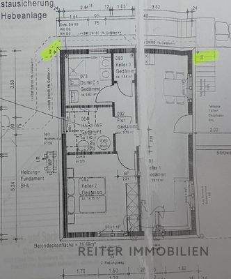 Grundriss Souterrain