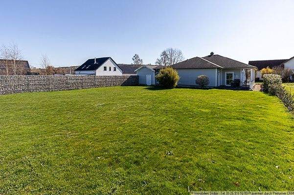 teilweise eingefriedet