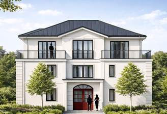 Frontansicht Haus c