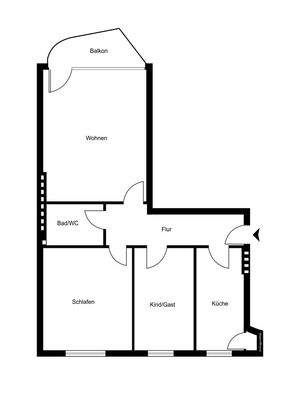 Grundriss - nicht maßstabsgetreu