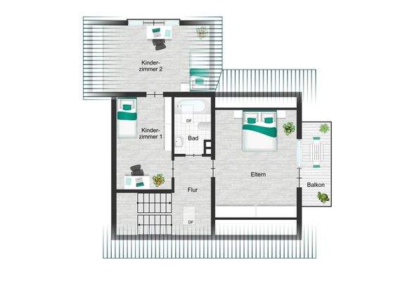 Grundriss-Obergeschoss