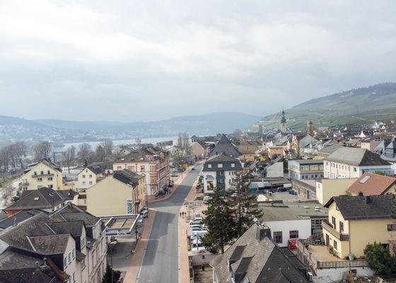 Blick über Rüdesheim am Rhein