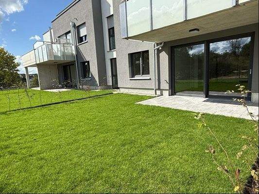 Terrasse und Gartenanteil Wohnung 3B