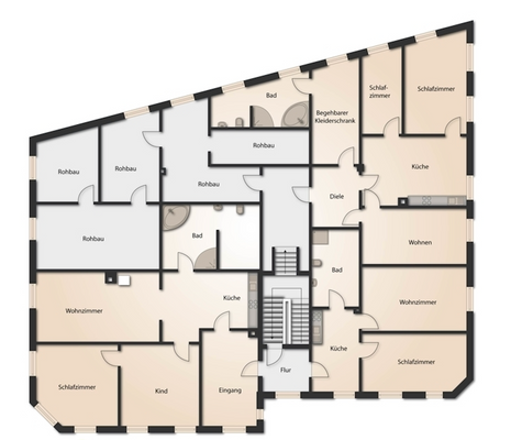 Grundriss Obergeschoss