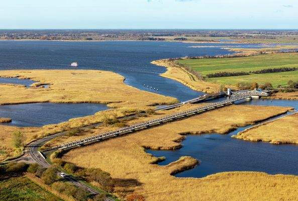 Luftaufnahme Meinigenbrücke
