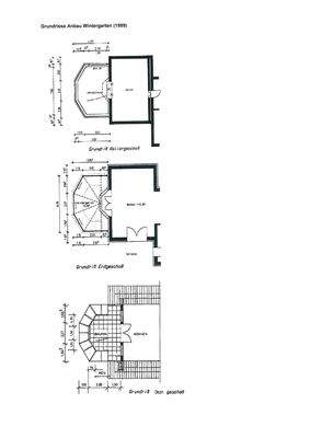 Grundriss Wintergartenanbau