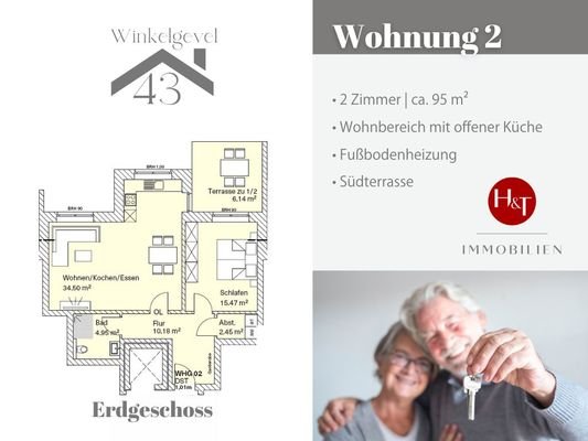 Neubau Wohnung kaufen in Stuhr Brinkum – Hechler & Twachtmann Immobilien GmbHohnung 2 (2)