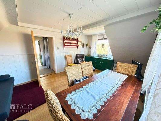 Wohnzimmer im Dachgeschoss