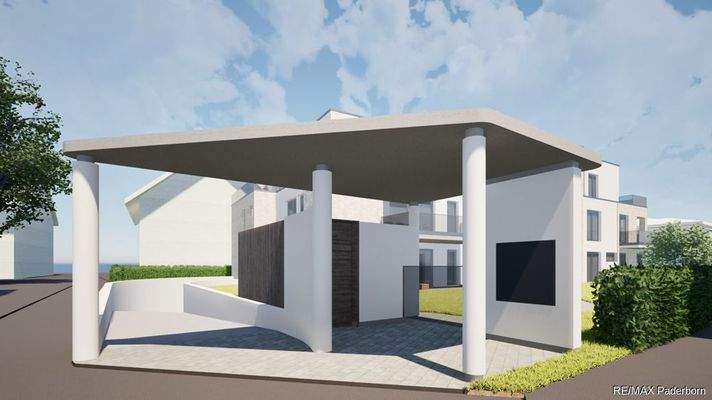 Eingangsbereich Grundstück