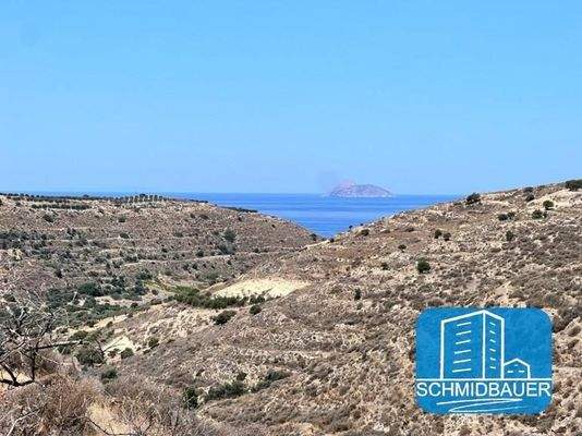 Kreta, Kamilari: Grundstück mit Meerblick inmitten wilder Natur zu verkaufen