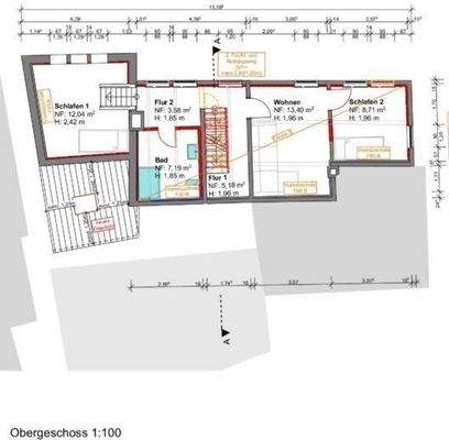 Grundriss Obergeschoss