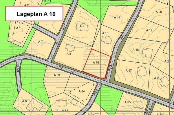Lageplan Grundstück A16