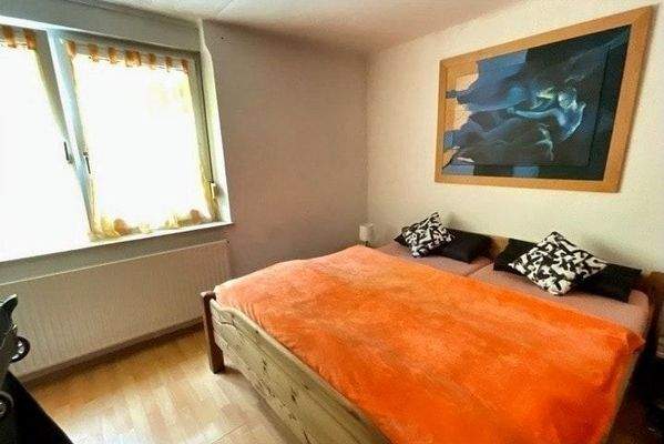 EG: Schlafzimmer in der 2-Zi-Mietwohnung