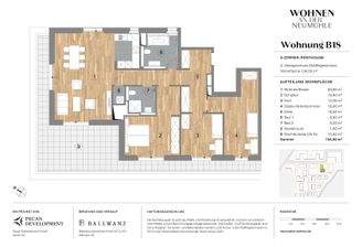 Grundriss Wohnung B18