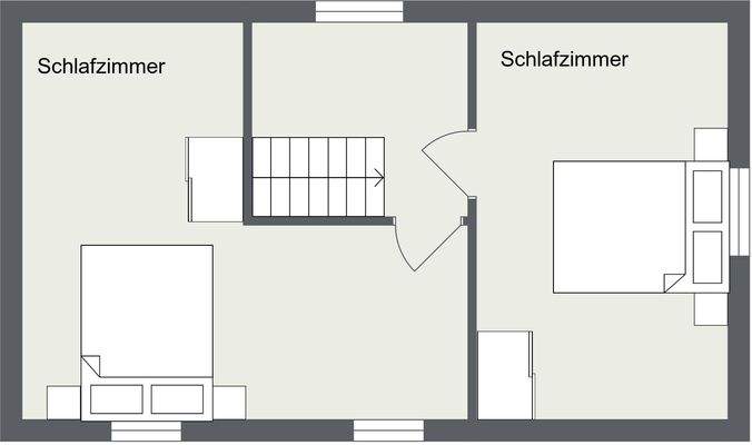 Grundriss Dachgeschoss rechts