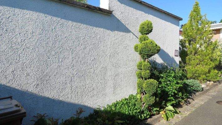 Gepflegter Seitenstreifen