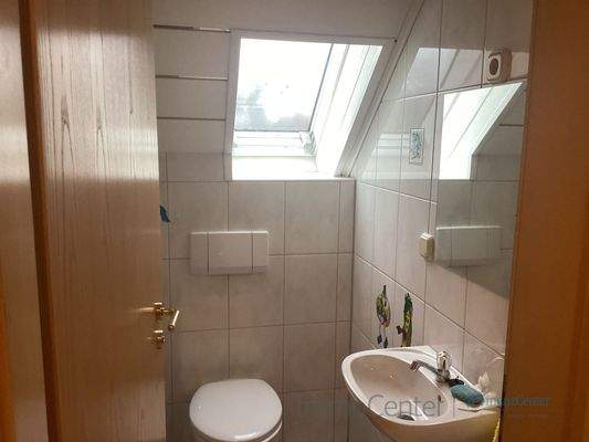 Gäste-WC im Dachgeschoss