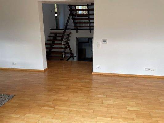 1.Ebene (Wohnzimmer)Blick vom Wohnzimmer nach oben