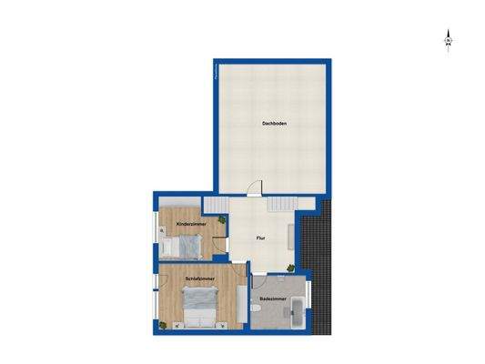 Grundriss Dachgeschoss 