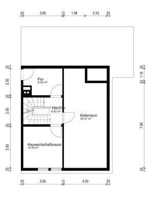 Grundriss Keller