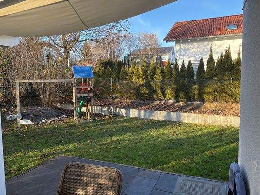 Ausblick in den Garten