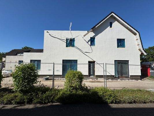 Baufortschritt Seitenansicht