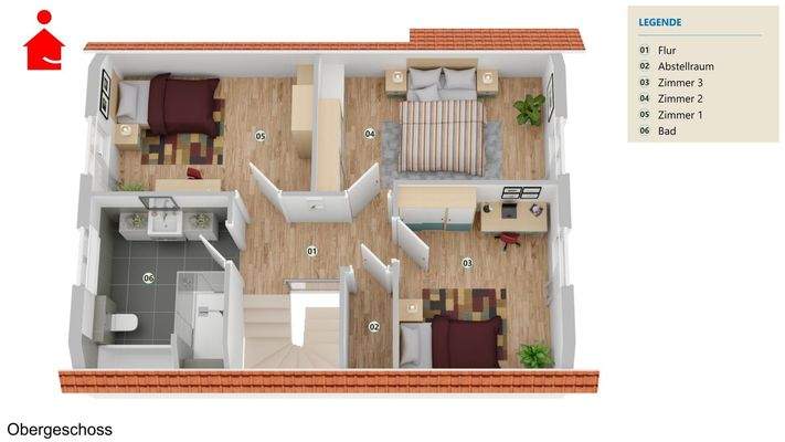 Dachgeschoss Grundriss