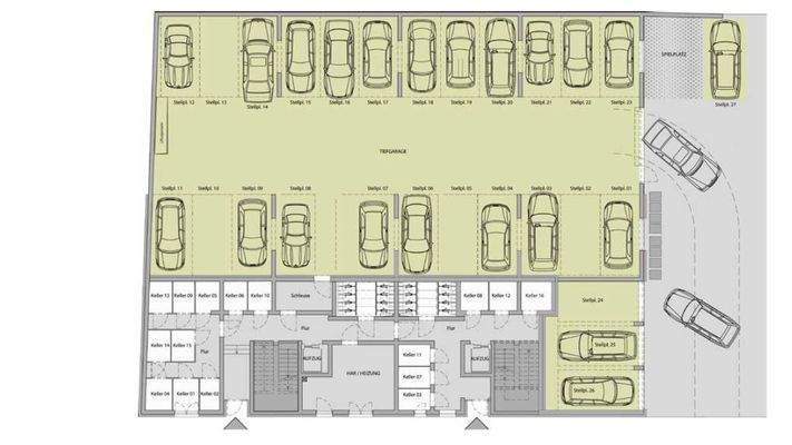Tiefgaragenstellplatz